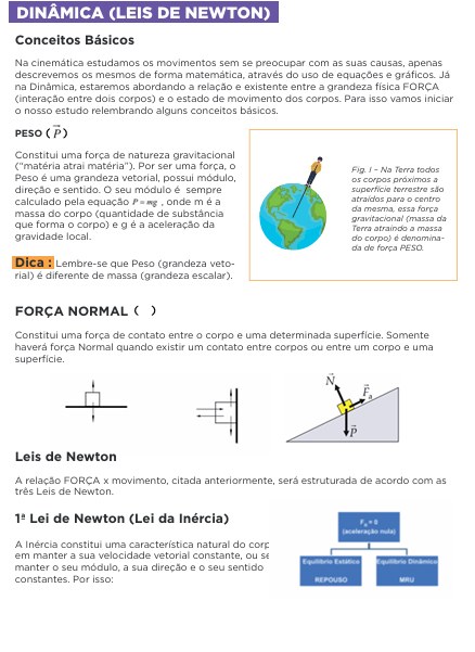 Apostila de Física: Leis de Newton
